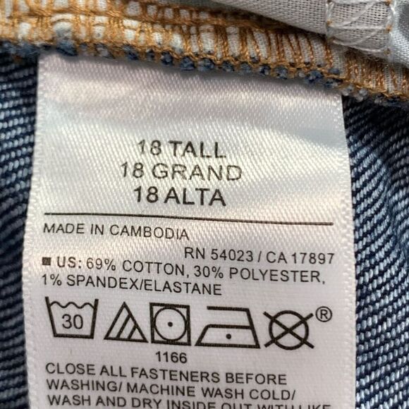 Old Navy Women's Denim High-Rise Wow Flare Jeans Blue Size 18 - Picture 3 of 6